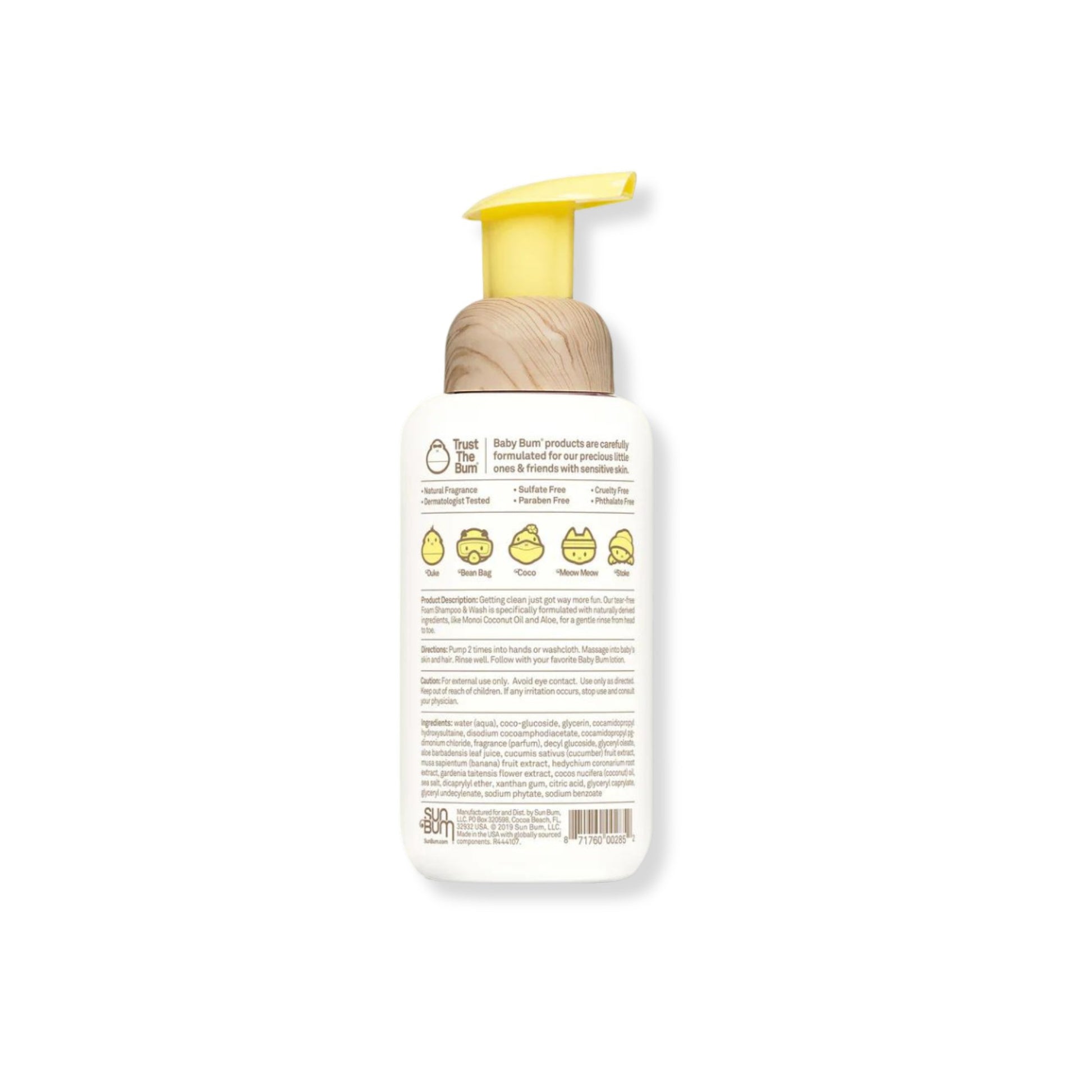 Baby Bum Fragrance Free Shampoo & Wash - Myriad Beauty