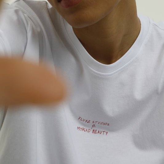 Fluke Studios x Myriad Beauty Logo T-Shirt - Myriad Beauty