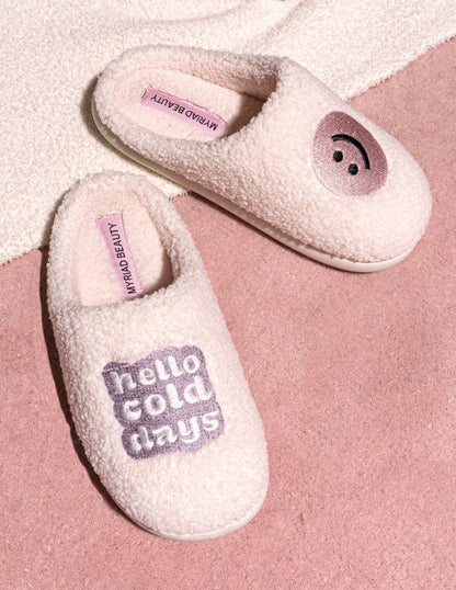 Hello Cold Days Slippers - Myriad Beauty