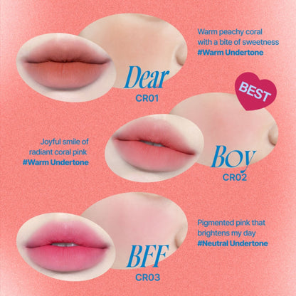 Lip & Cheek Blurry Pudding Pot CR01 Dear - Myriad Beauty