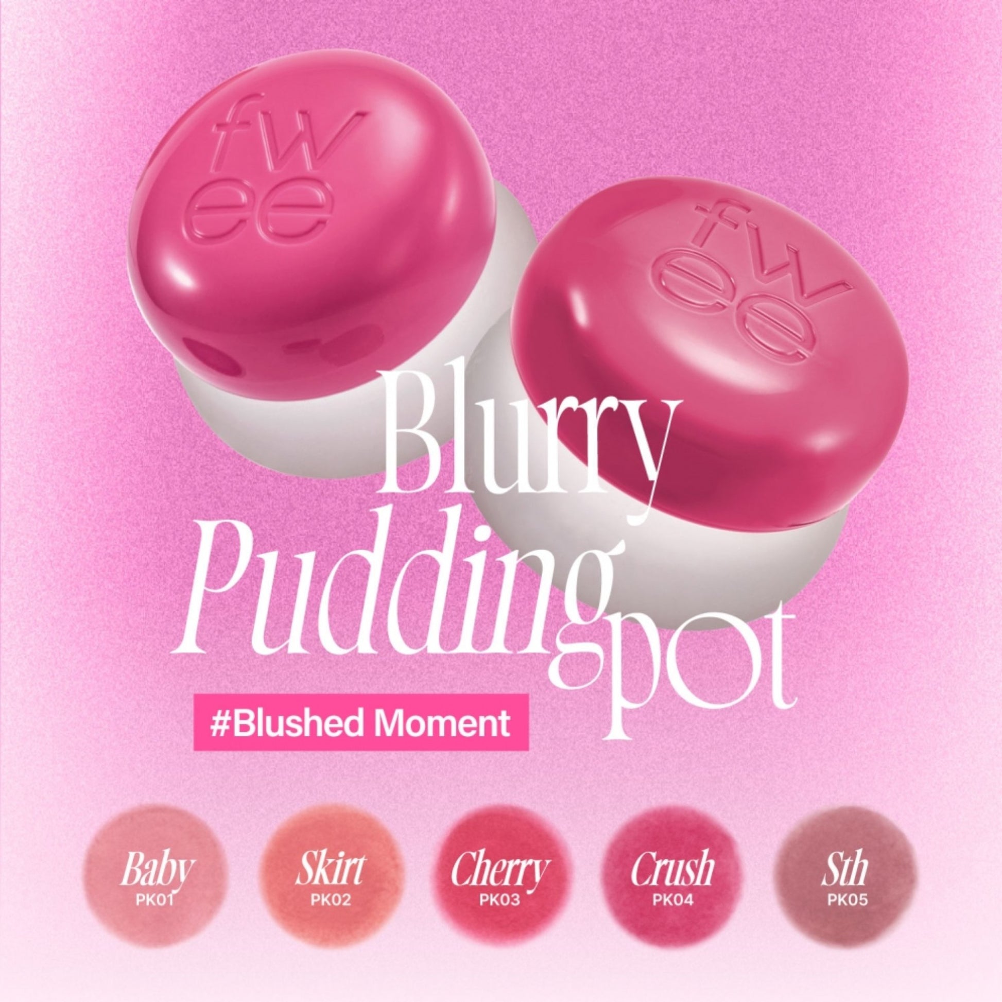 Lip & Cheek Blurry Pudding Pot PK01 Baby - Myriad Beauty