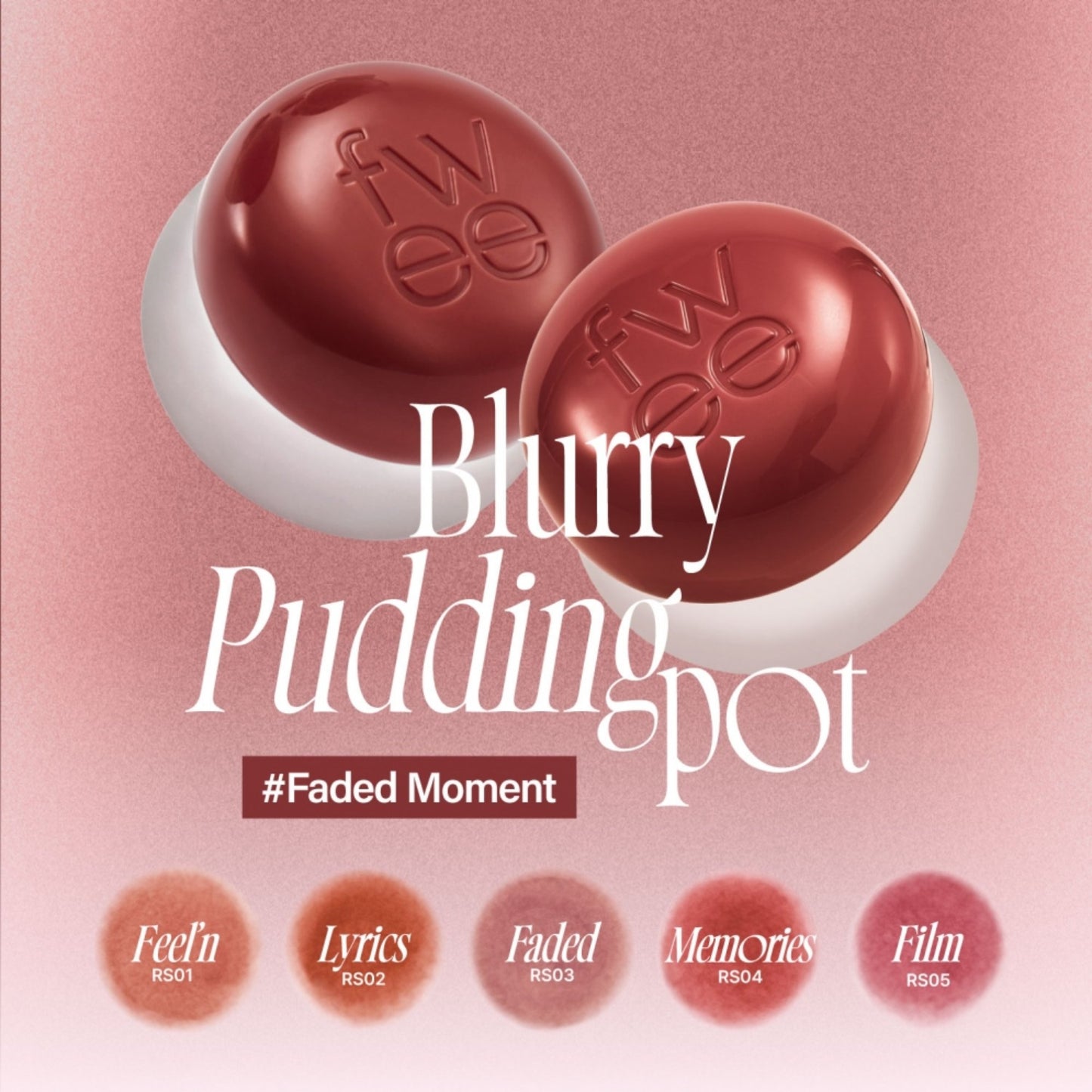 Lip & Cheek Blurry Pudding Pot RS01 Feel'n - Myriad Beauty