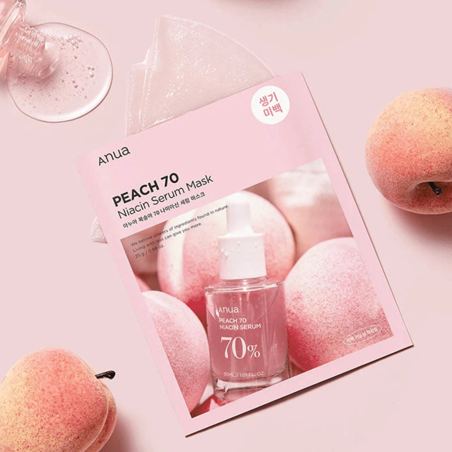 Peach 70 Niacin Serum Mask - Myriad Beauty