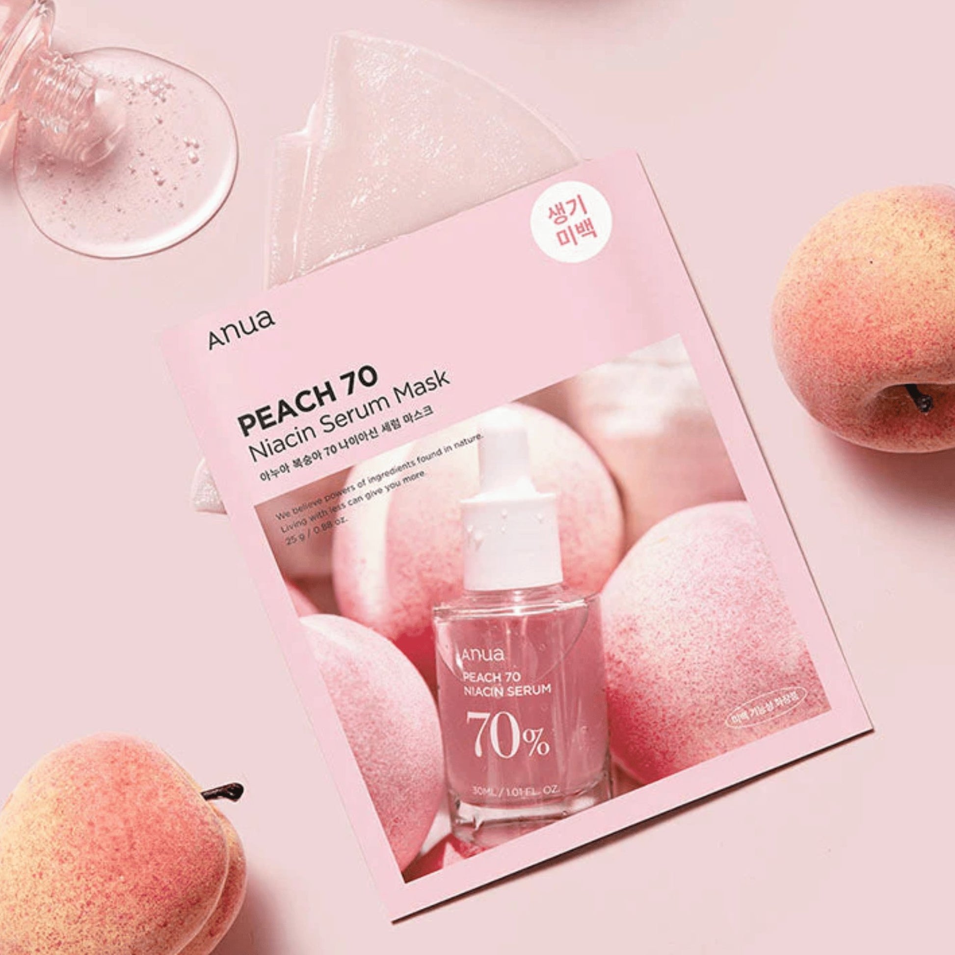 Peach 70 Niacin Serum Mask - Myriad Beauty