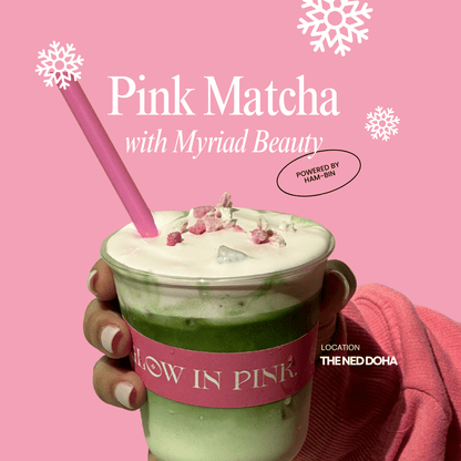 Pink Matcha with Myriad Beauty and Hambin (Winter Edition) - Myriad Beauty