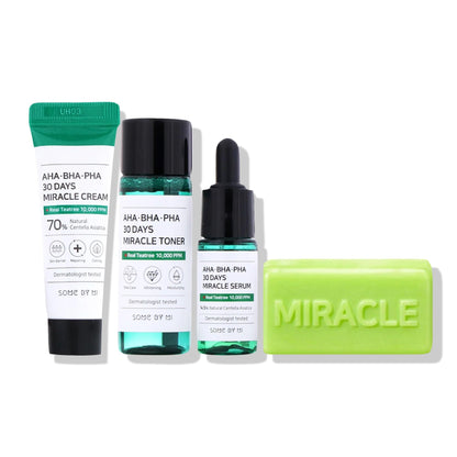 AHA, BHA, PHA 30 Days Miracle Starter Kit - Myriad Beauty