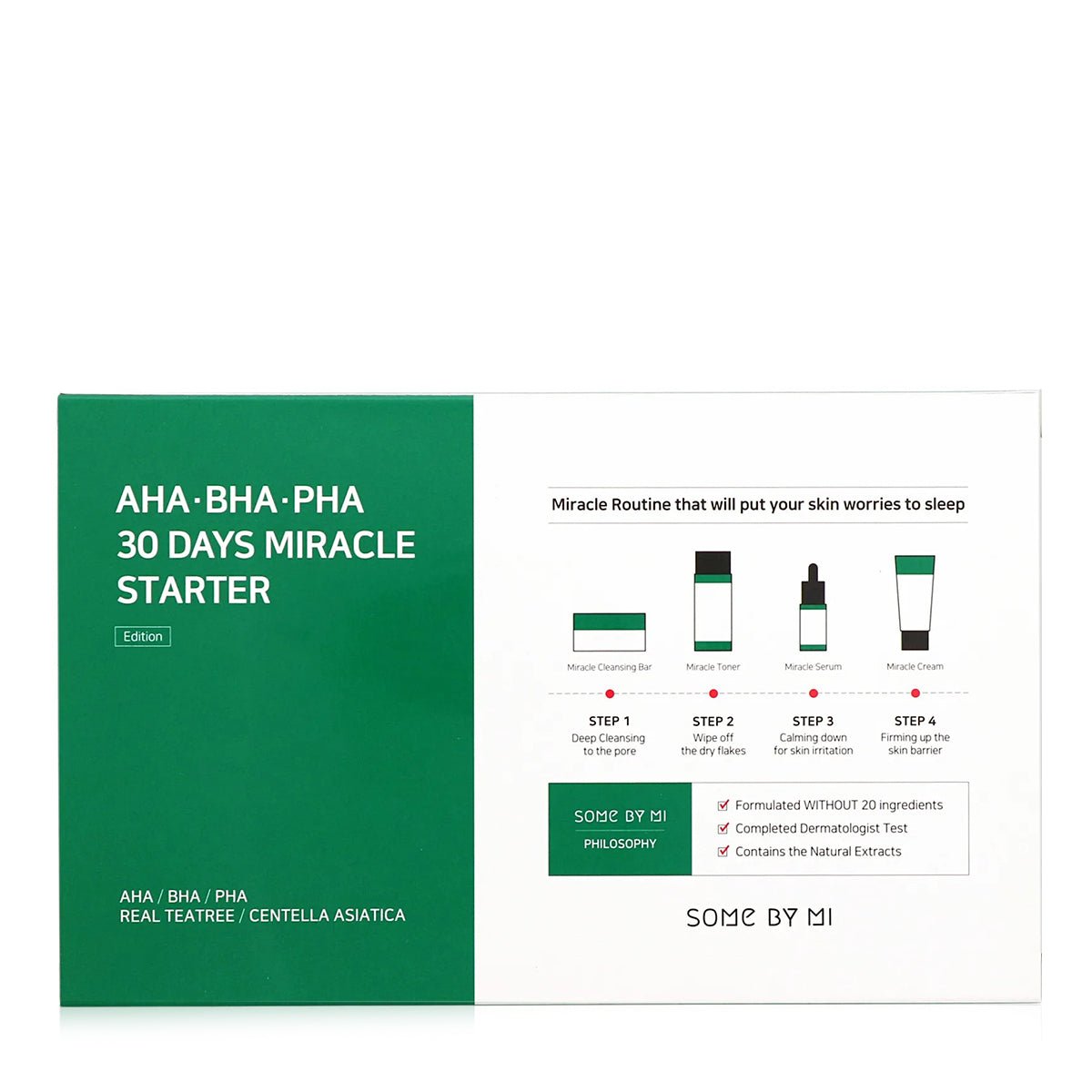 AHA, BHA, PHA 30 Days Miracle Starter Kit - Myriad Beauty